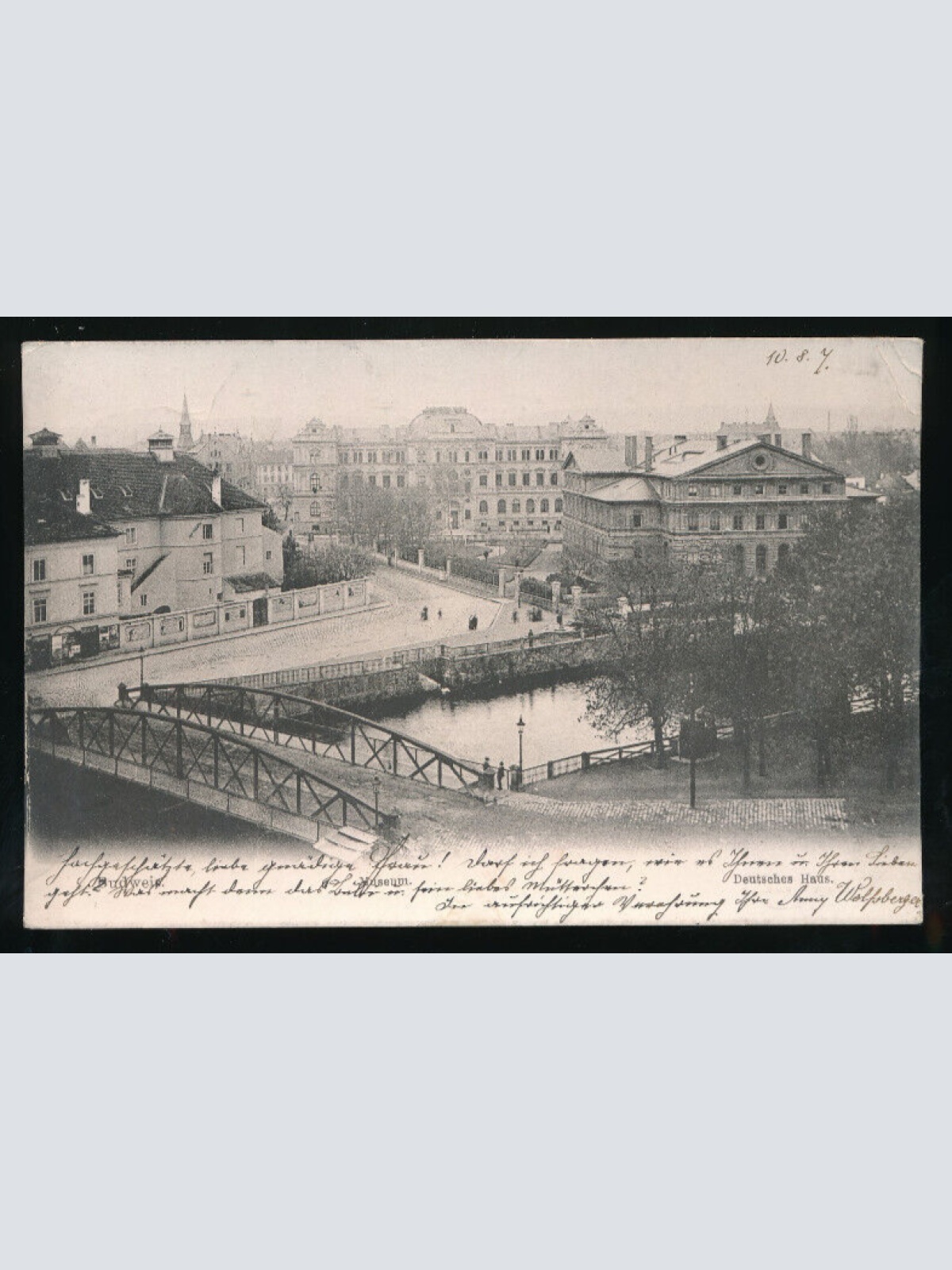 AK aus Budweis Tschechien (1385)