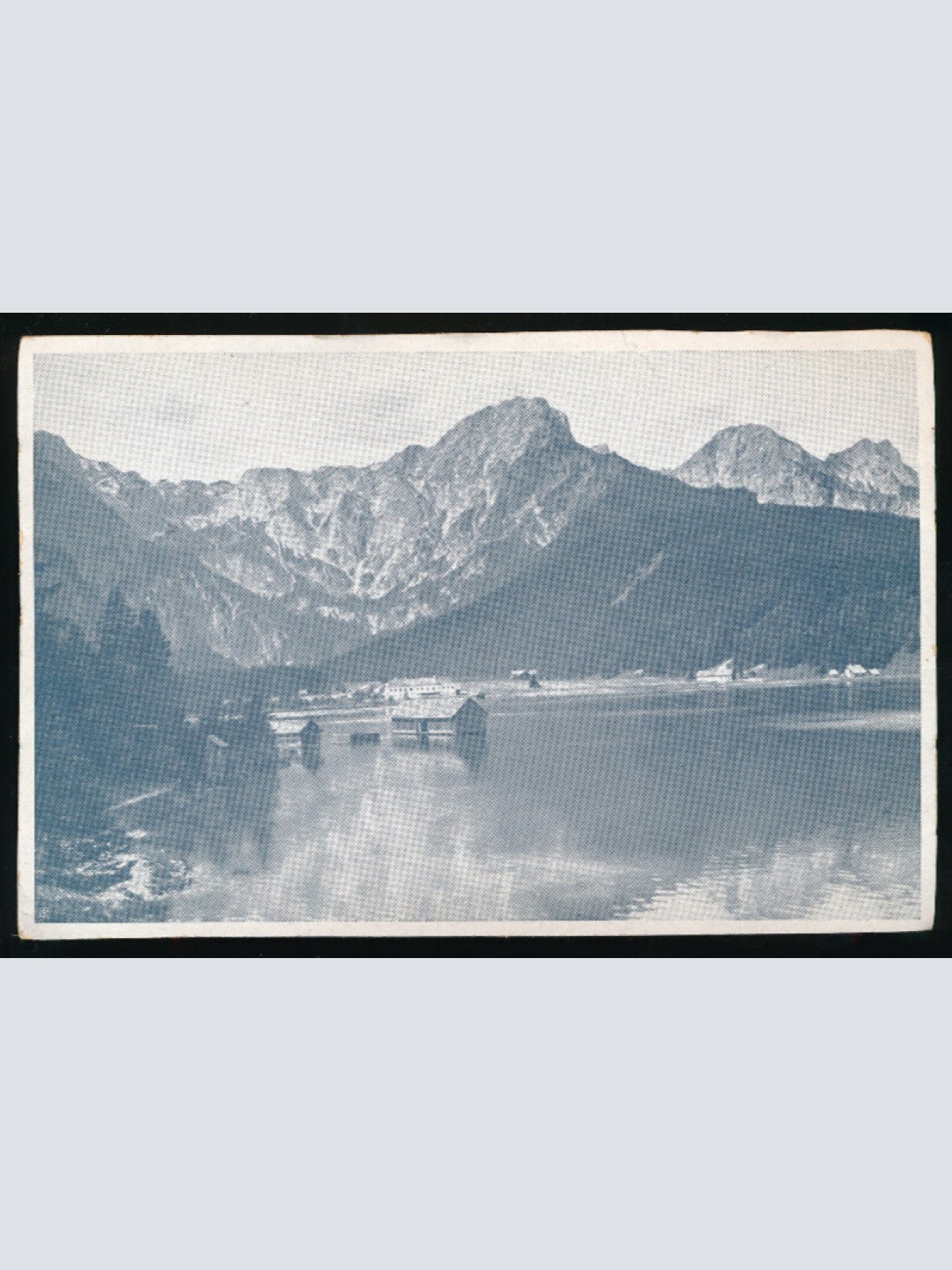 AK aus Grünau Almsee mit Woising Oberösterreich (1724)