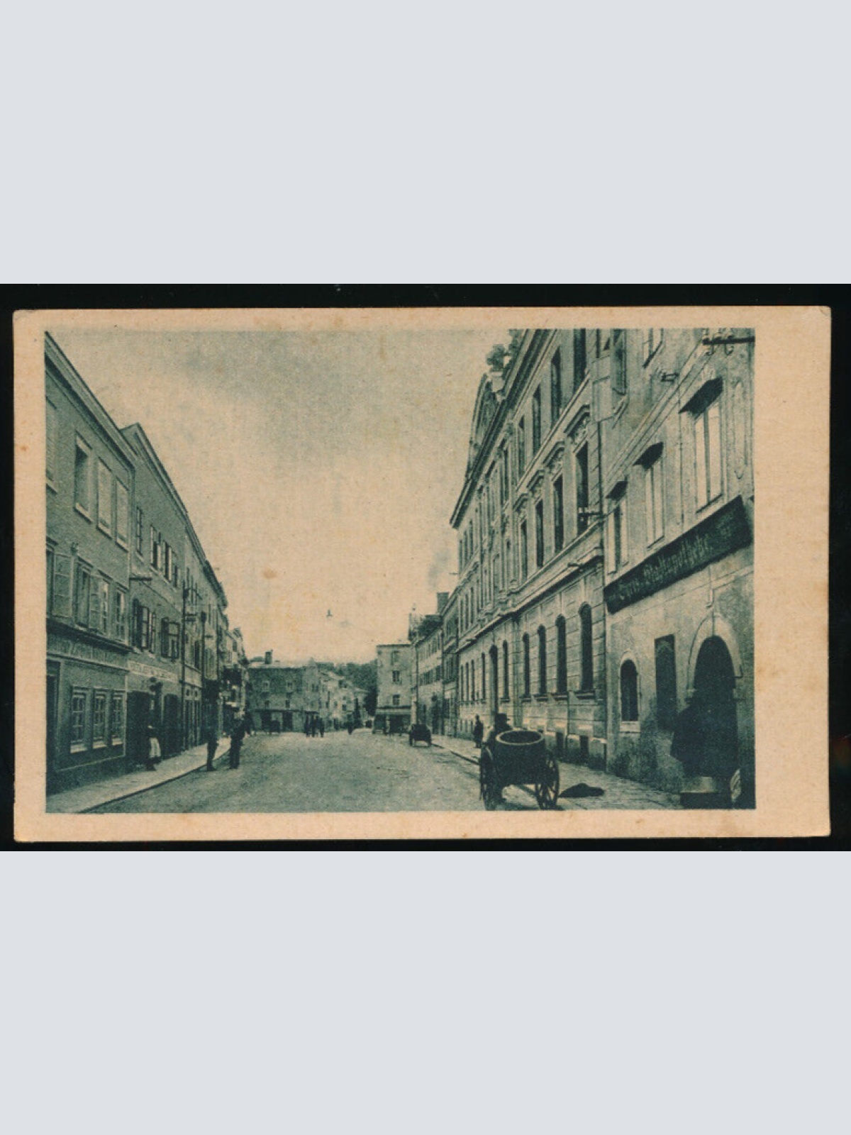 AK aus Ried im innkreis Straßenansicht Oberösterreich (1722)