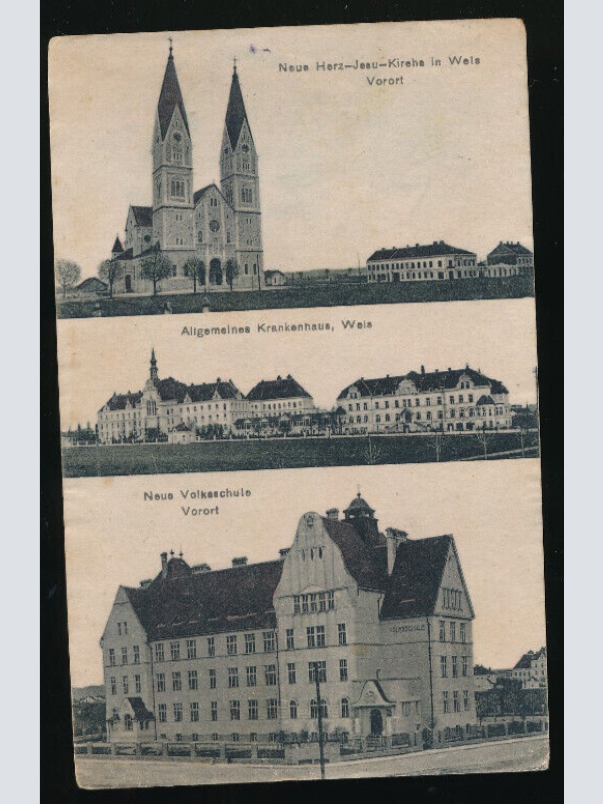 AK aus Wels Mehrbildkarte Oberösterreich (1726)