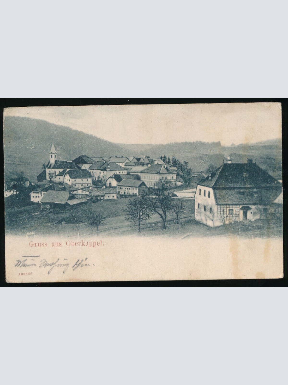 AK gruss aus Oberkappel Oberösterreich (1718)