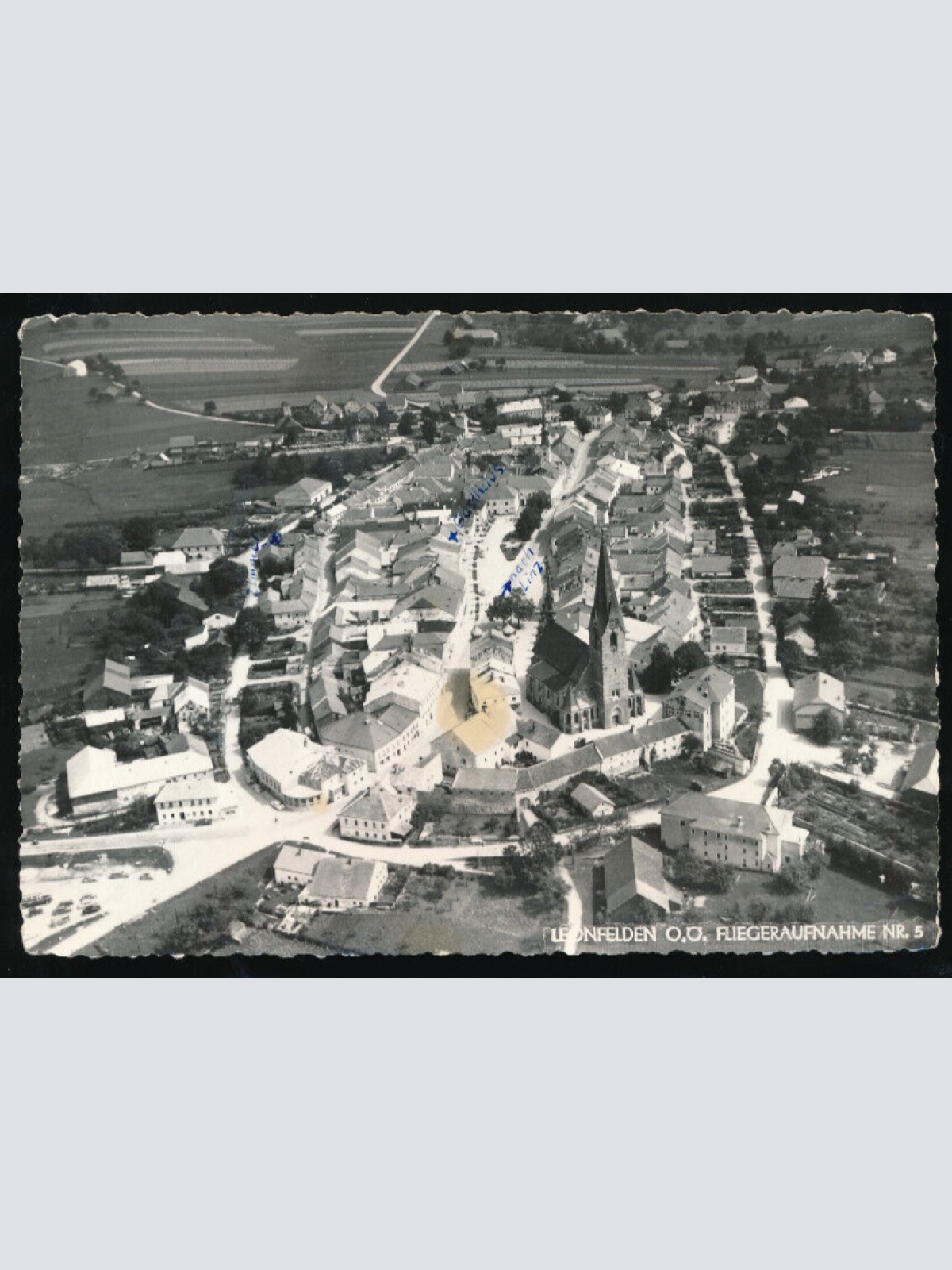 AK aus Leonfelden Fliegeraufnahme Nr.5 Oberösterreich (1700)