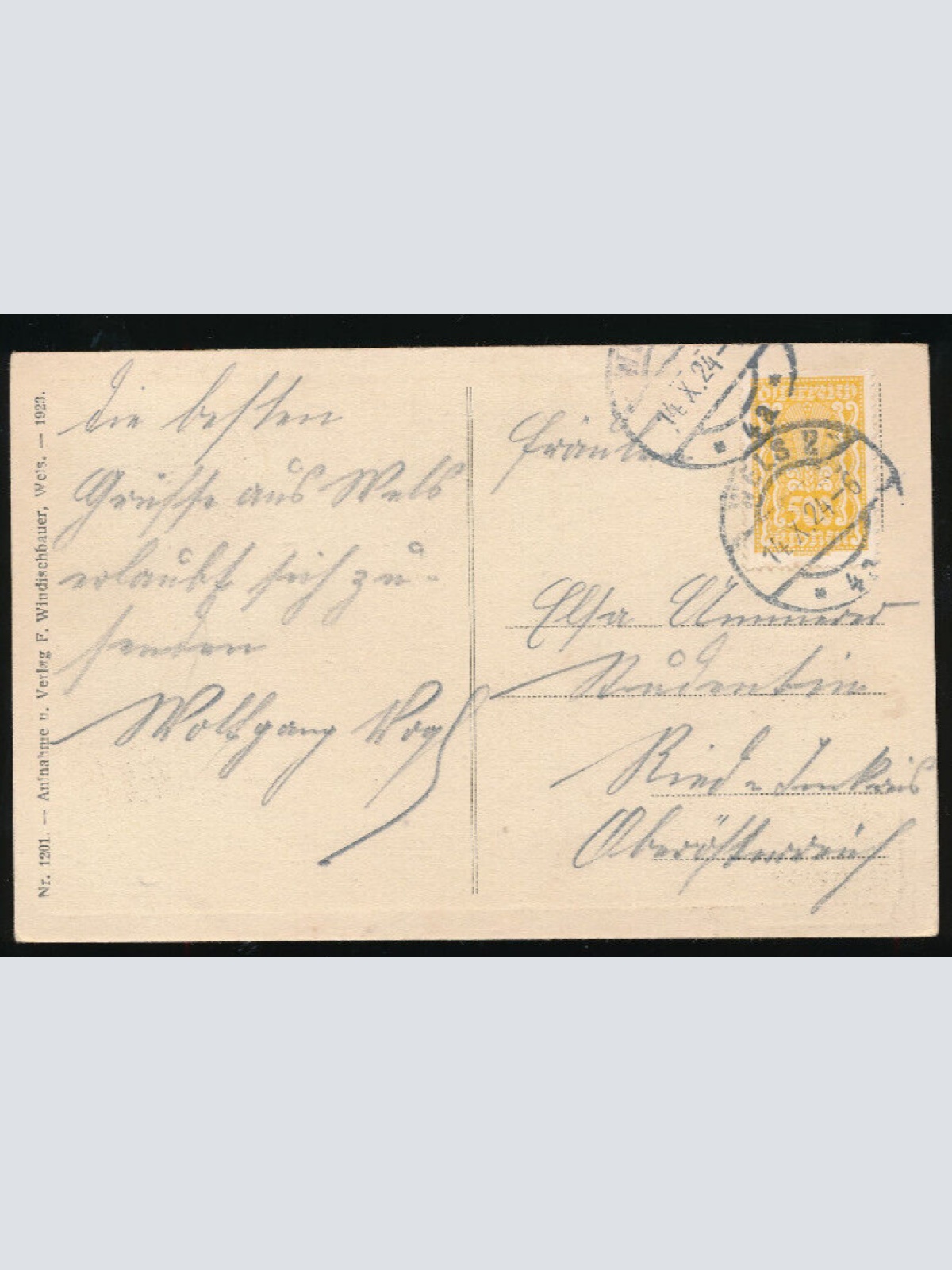 AK aus Wels Oberösterreich (1717)