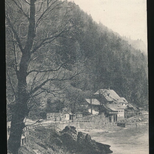 AK aus Weyer Partie an der Enns Oberösterreich (1553)