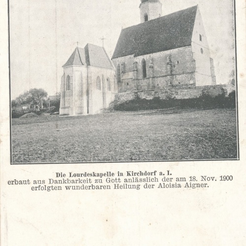 AK, Die Lourdeskapelle in Kirchdorf am Inn, Oberösterreich (S9)