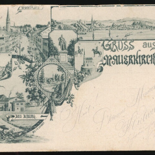 AK gruss aus Mauerkirchen Oberösterreich (1577)