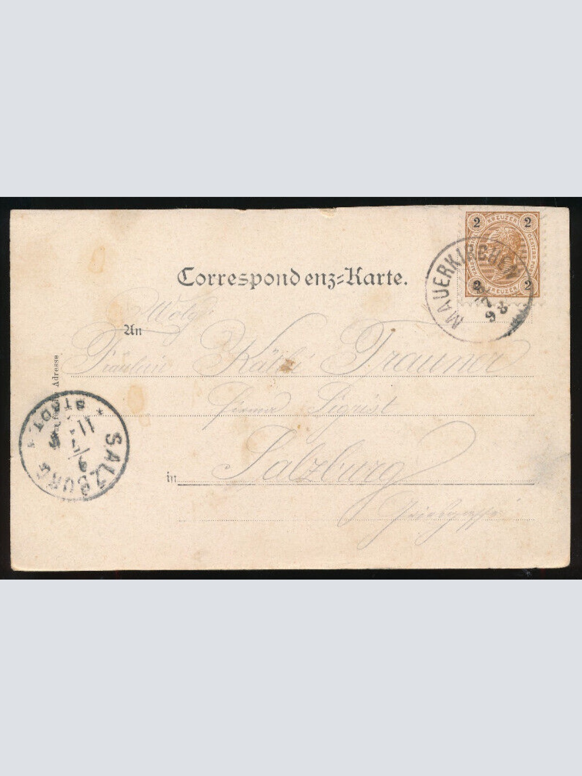 AK gruss aus Mauerkirchen Oberösterreich (1577)