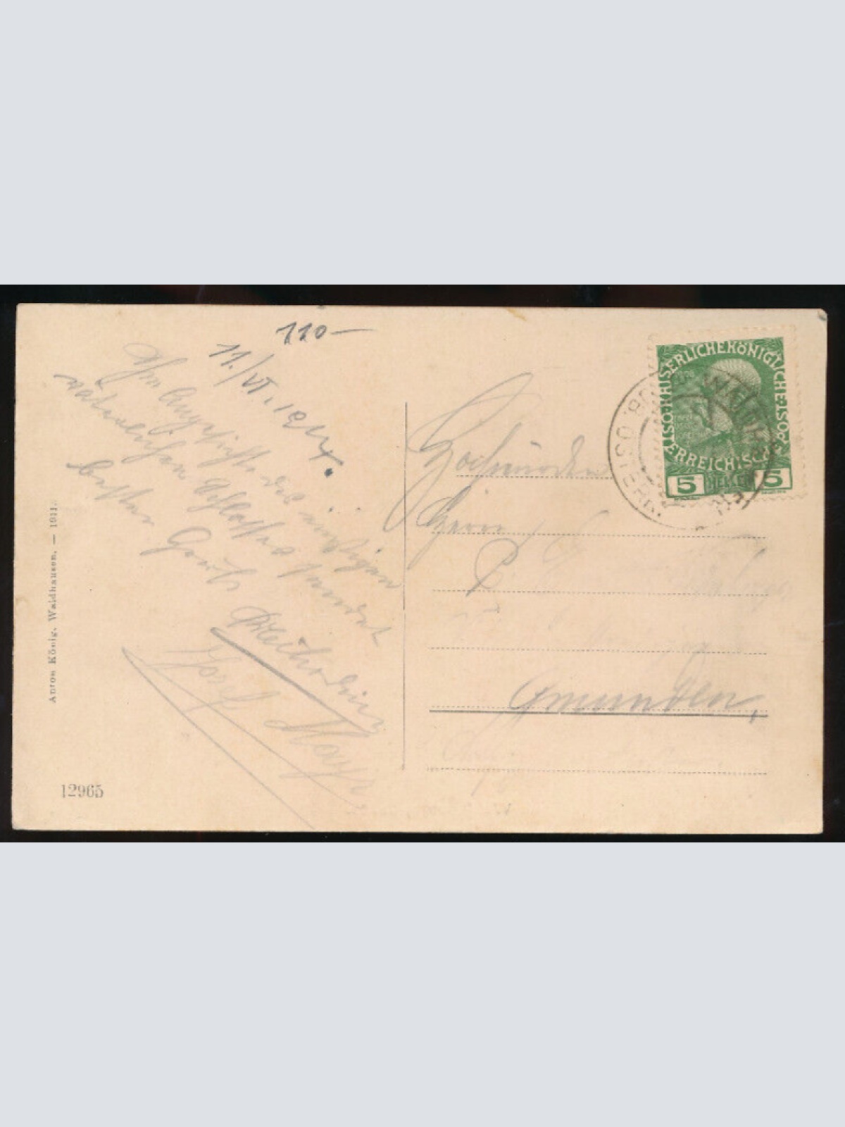 AK aus Waldhausen Oberösterreich (1552)