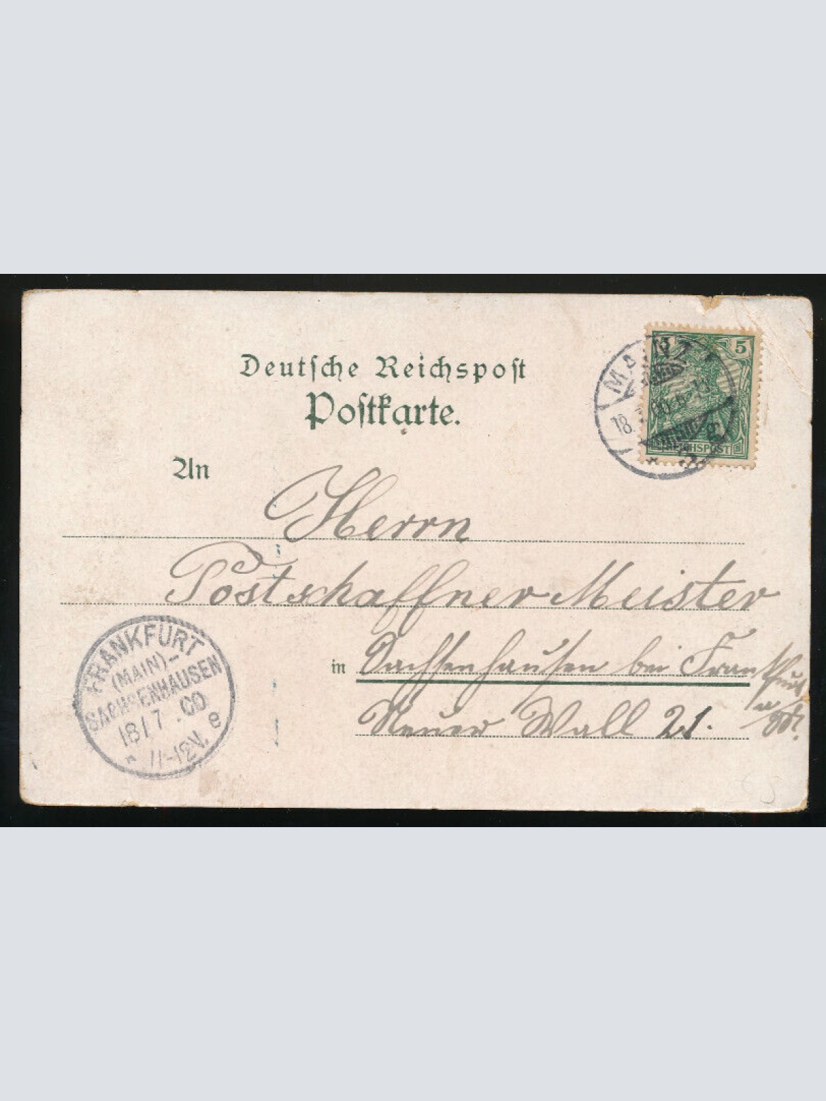 Litho-Karte aus Mainz mit Gutenberg Rheinland - Pfalz (1618)