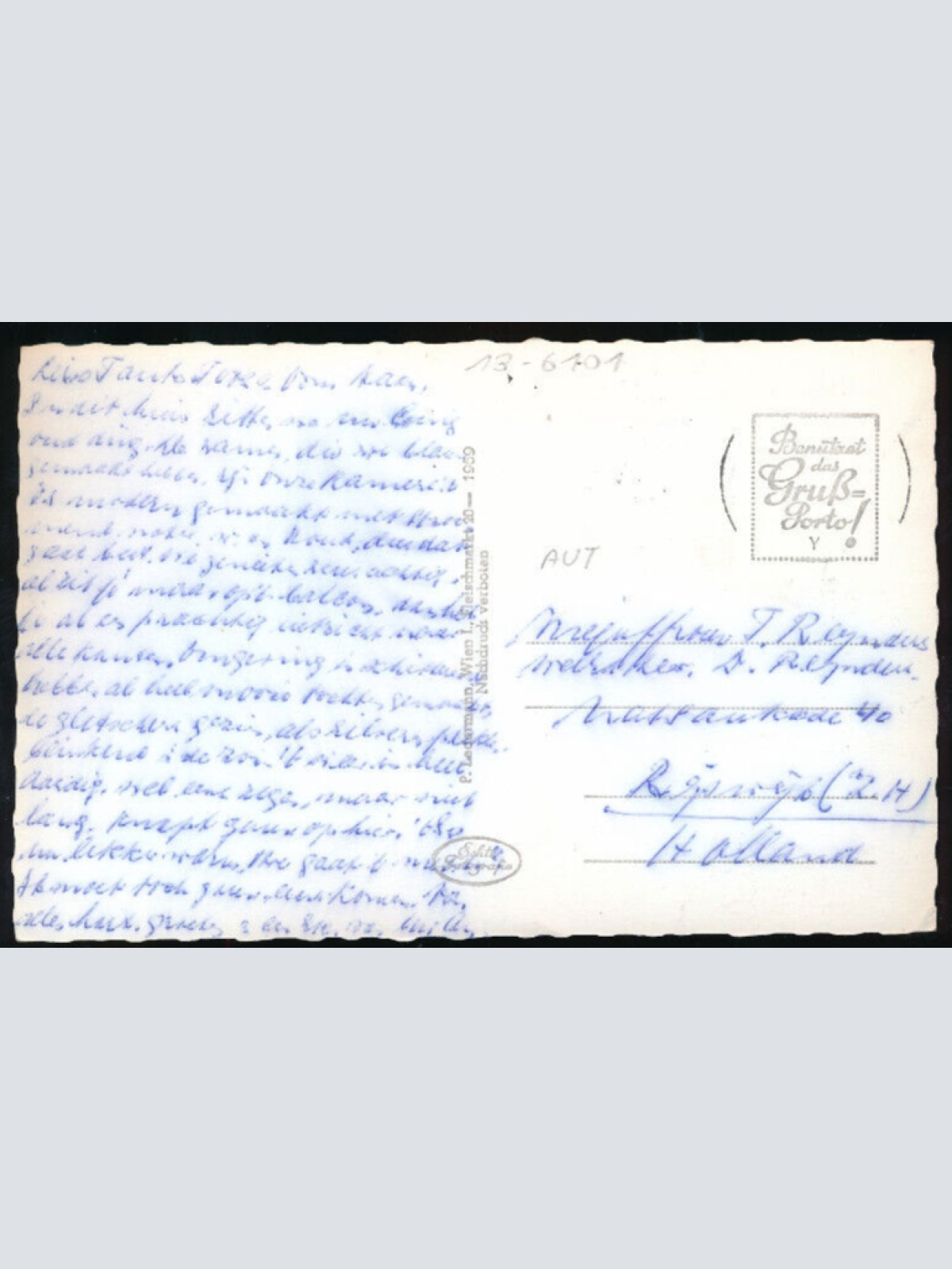 AK aus Ramsau am Dachstein mit Mühlhäusl Steiermark (1222)