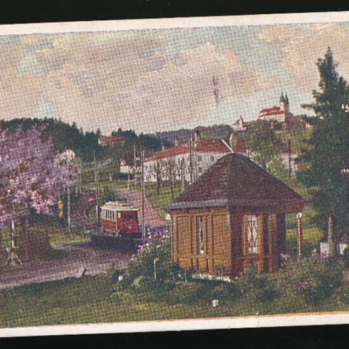 AK aus Linz an der Donau mit Pöstlingbergbahn Oberösterreich (1967)