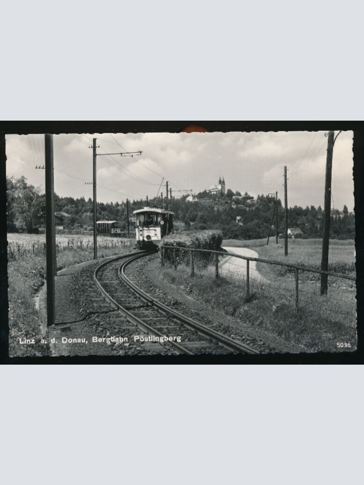 AK aus Linz an der Donau mit Pöstlingbergbahn Oberösterreich (1839)