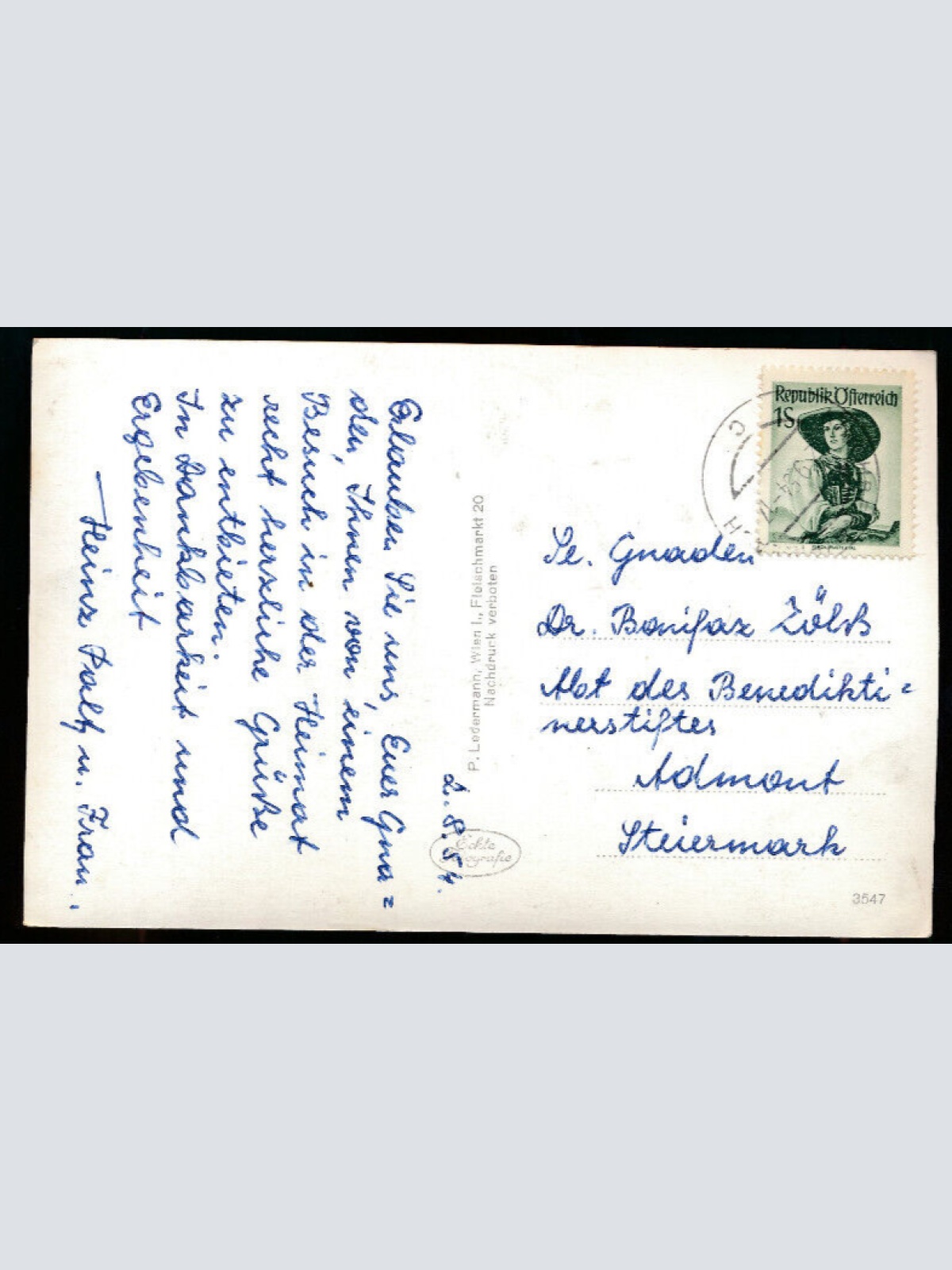 AK aus Kirchberg a. d. Pielach Niederösterreich (1308)