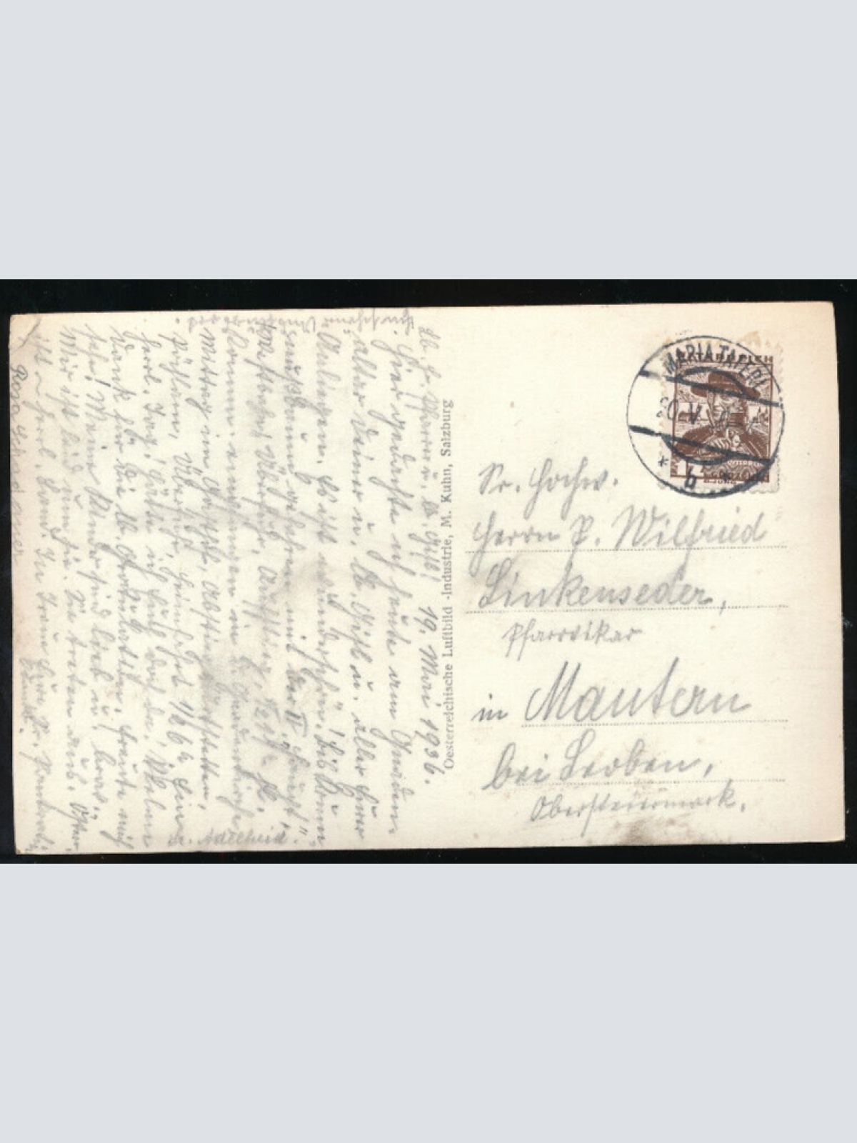 AK aus Maria Taferl Fliegeraufnahme Niederösterreich (1336)