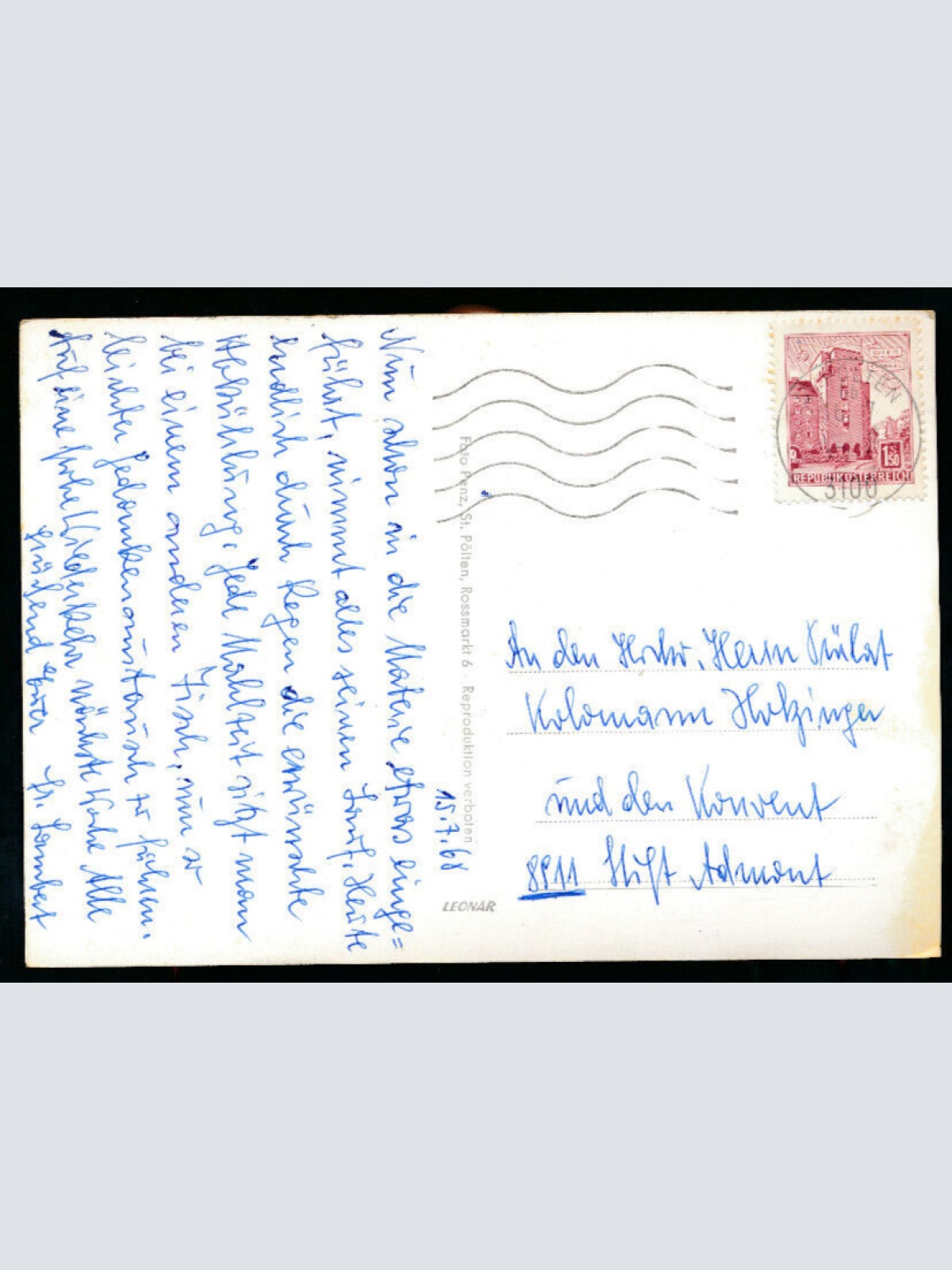 AK aus St.Hippolyt mit Bildungs und Erziehungshaus Niederösterreich (1327)