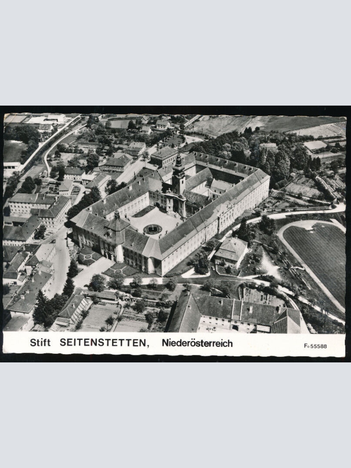 AK aus Seitenstten mit Stift Niederösterreich (1326)