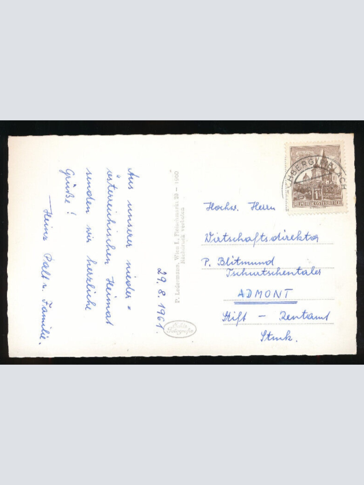 AK aus Kirchberg a. d. Pielach Niederösterreich (1306)