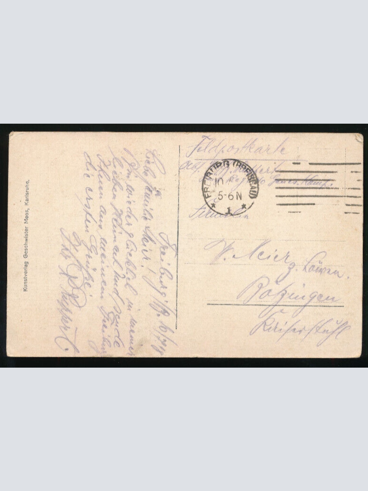 AK vom Grossherzog Friedrich II. von Baden mit Uniform (1170)