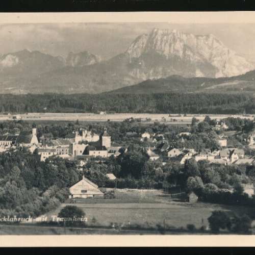 AK aus Vöcklabruck mit Traunstein Oberösterreich (1788)