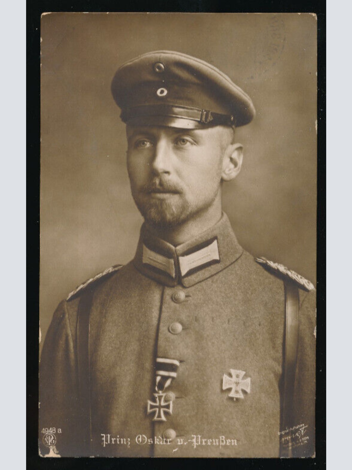 AK vom Prinz Oskar von Preußen mit Uniform (1171)