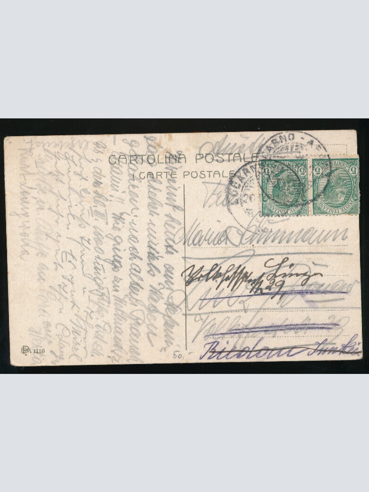 AK aus Maggiore - Cannobbio mit Dampfer Italien (1260)