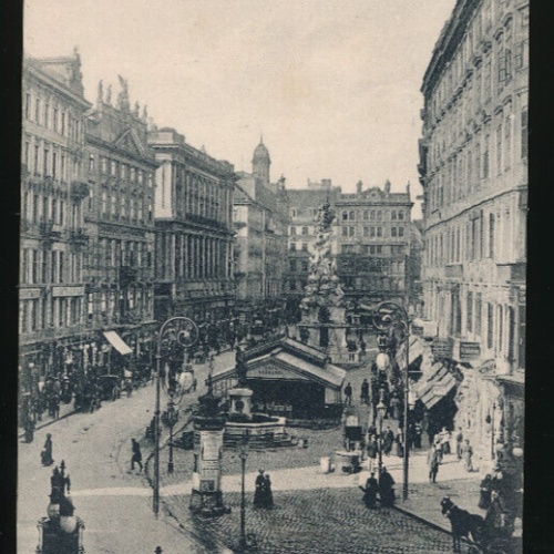 AK aus Wien am Graben (1833)