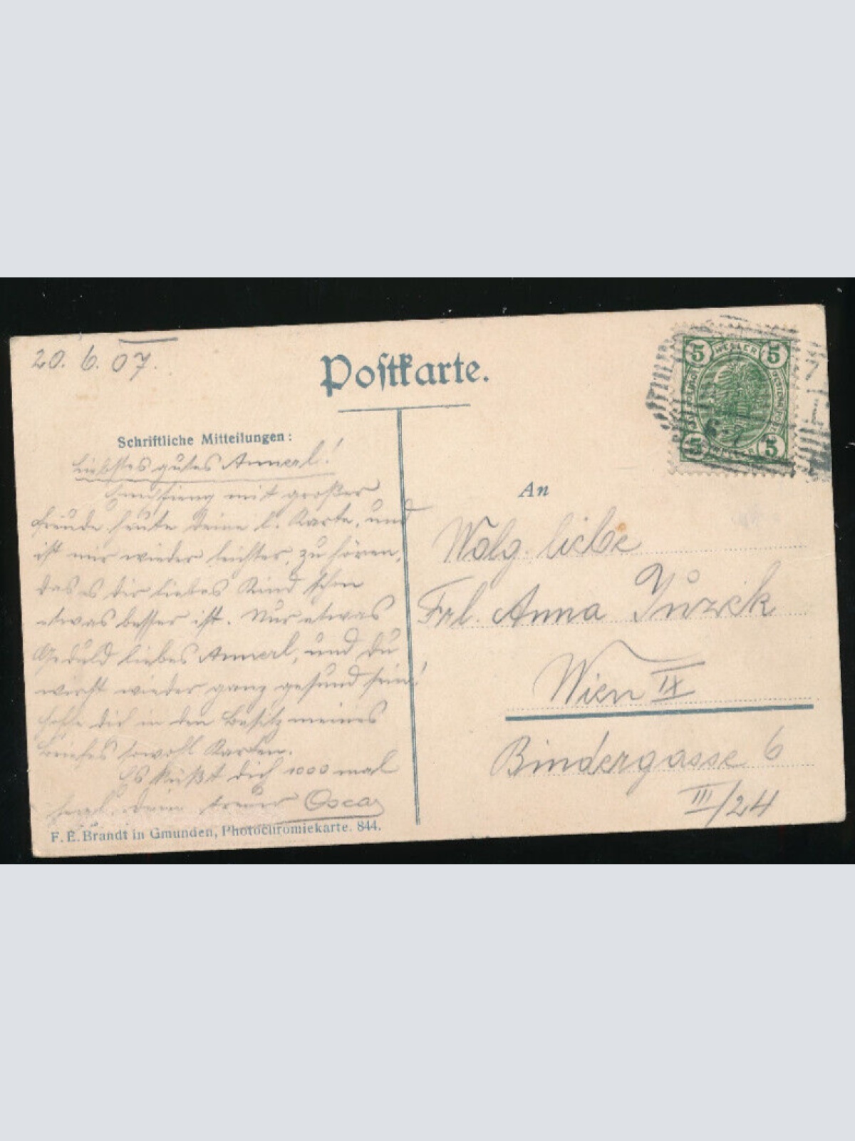 AK aus Bad Hall Curhaus Mondnacht Oberösterreich (1777)