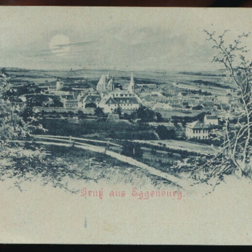 Mondschein-Karte gruss aus Eggenburg Niederösterreich (2007)