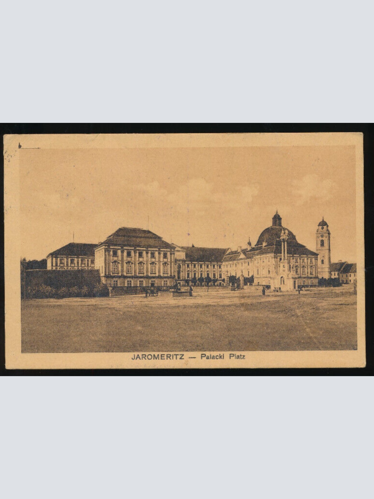 AK aus Jaromeritz Palacki Platz Tschechoslowakei (2053)