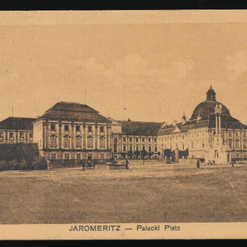 AK aus Jaromeritz Palacki Platz Tschechoslowakei (2053)