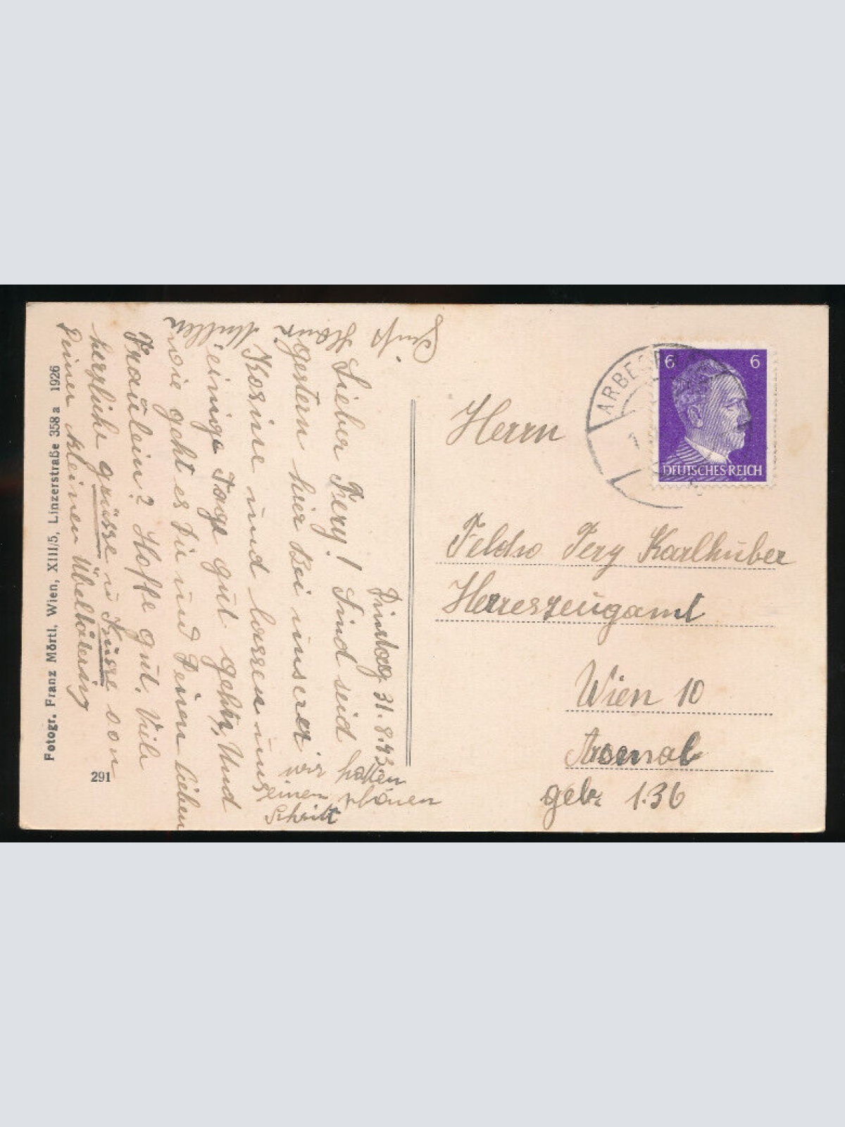 AK aus Arbesbach Niederösterreich (2068)