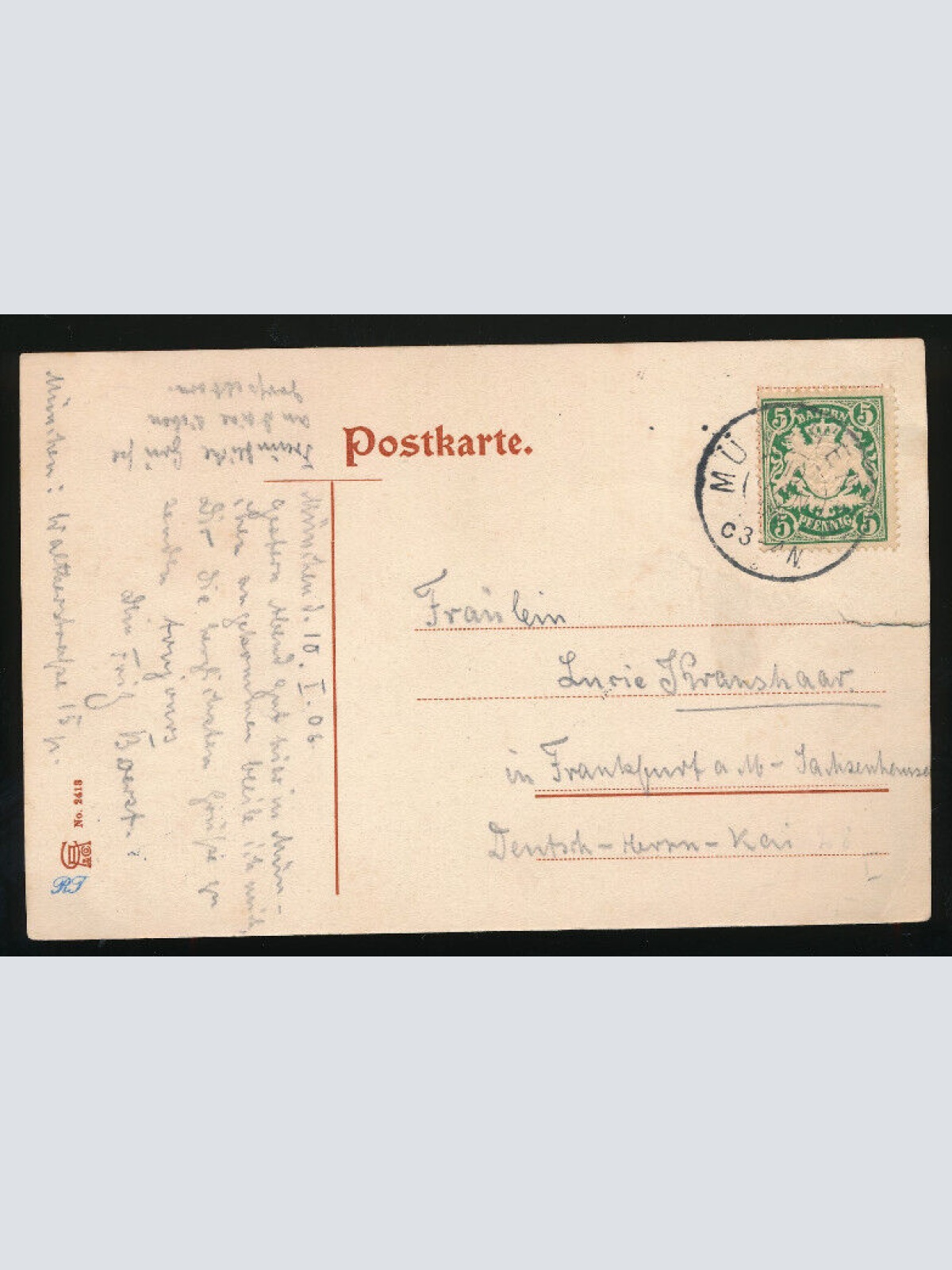 AK vom König Maximilian Josef I. von Bayer nmit seiner Frau (1879)