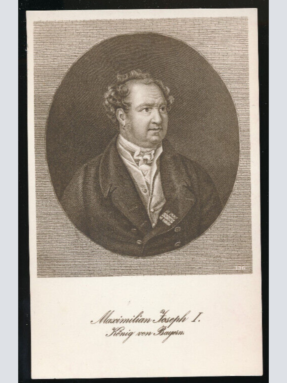 AK von Maximilian Josef I. König von Bayern (1877)