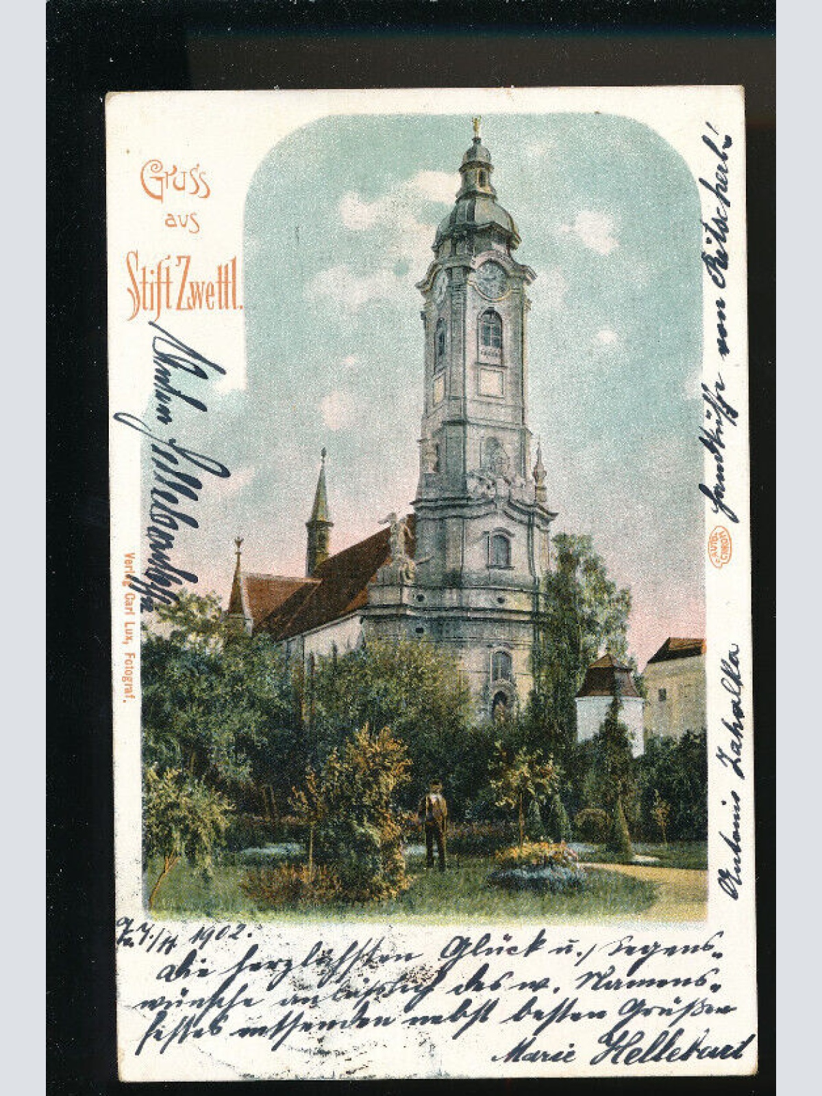 AK gruss aus Stift Zwettl Niederösterreich (2348)