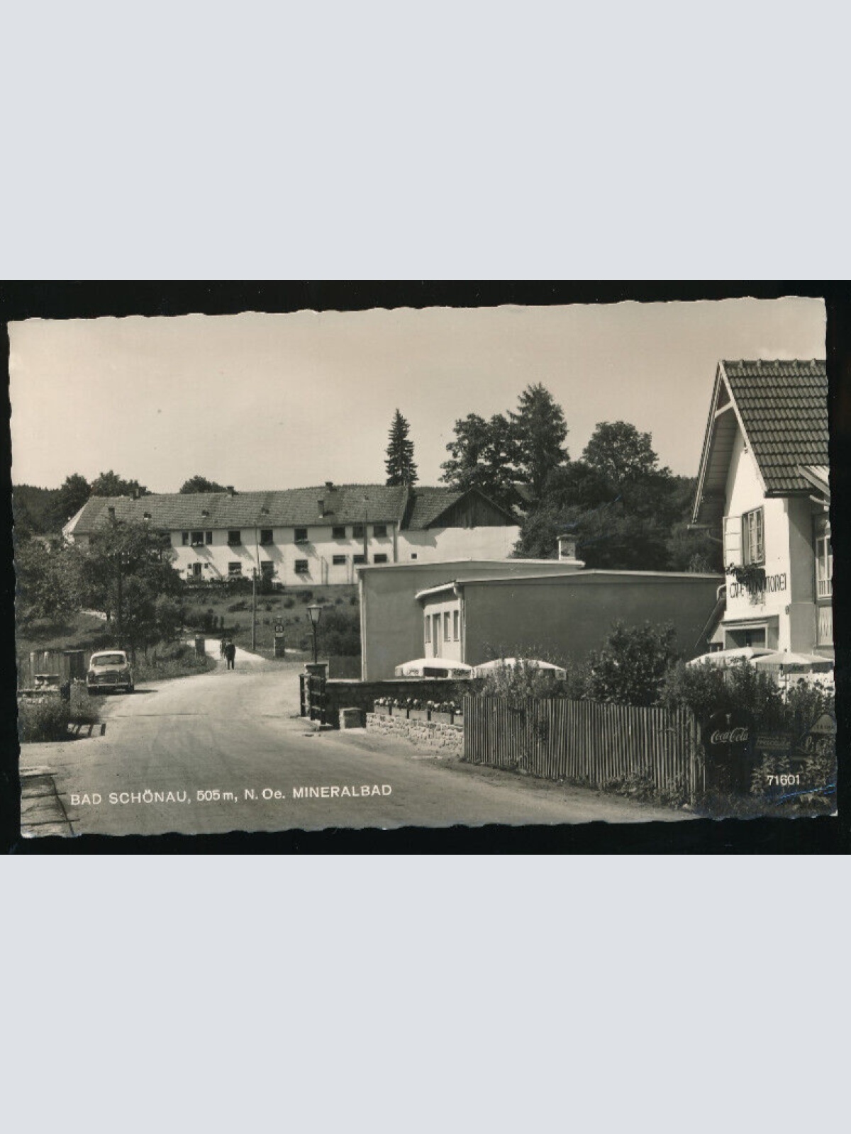 AK aus Bad Schönau mit Mineralbad Niederösterreich (1759)