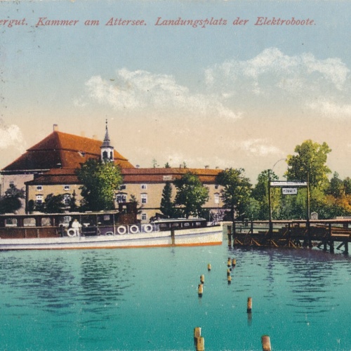 AK, Salzkammergut, Kammer am Attersee, Landungsplatz, Oberösterreich (S134)