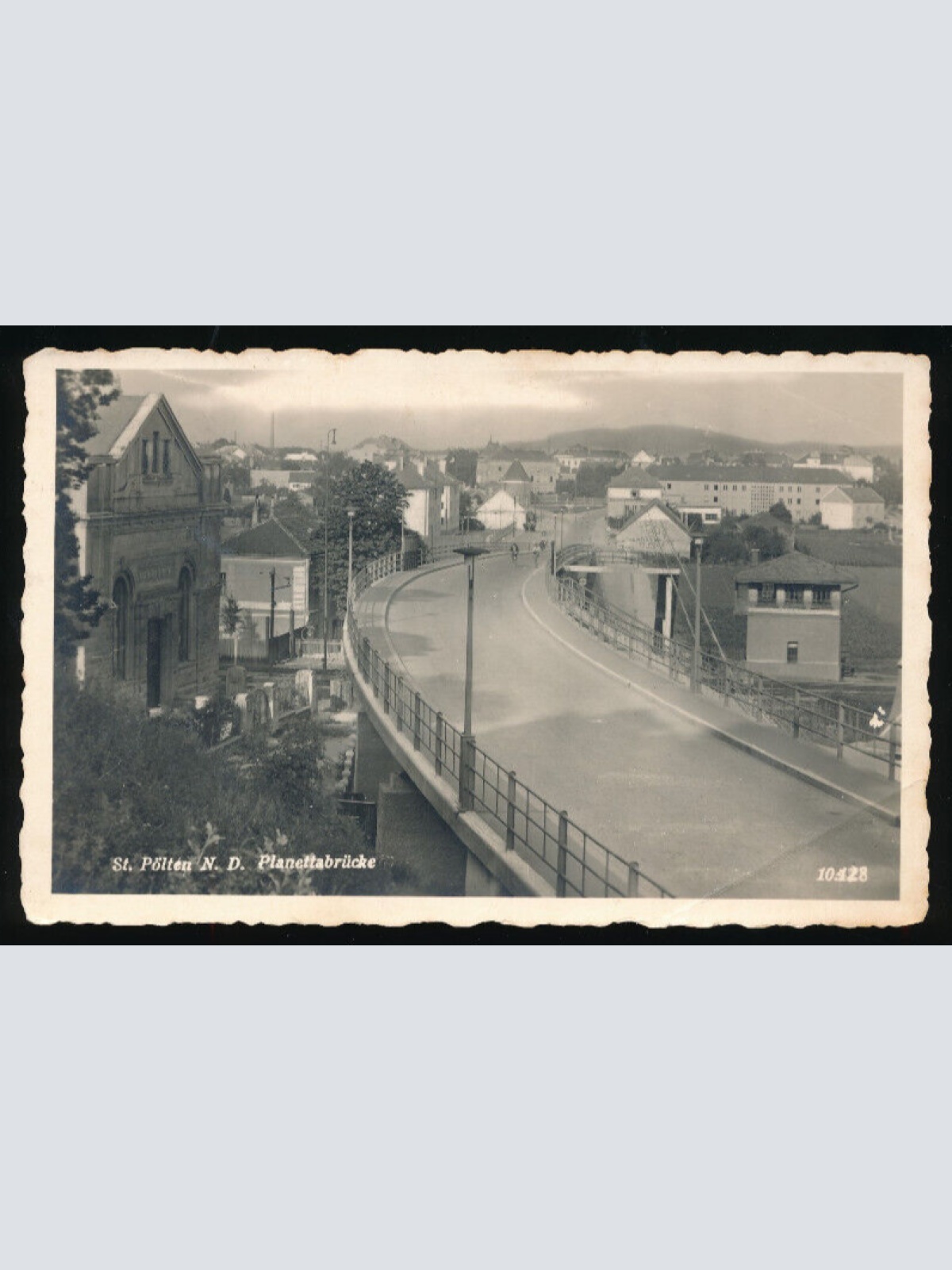 AK aus St.Pölten Planettabrücke Niedrösterreich (2314)