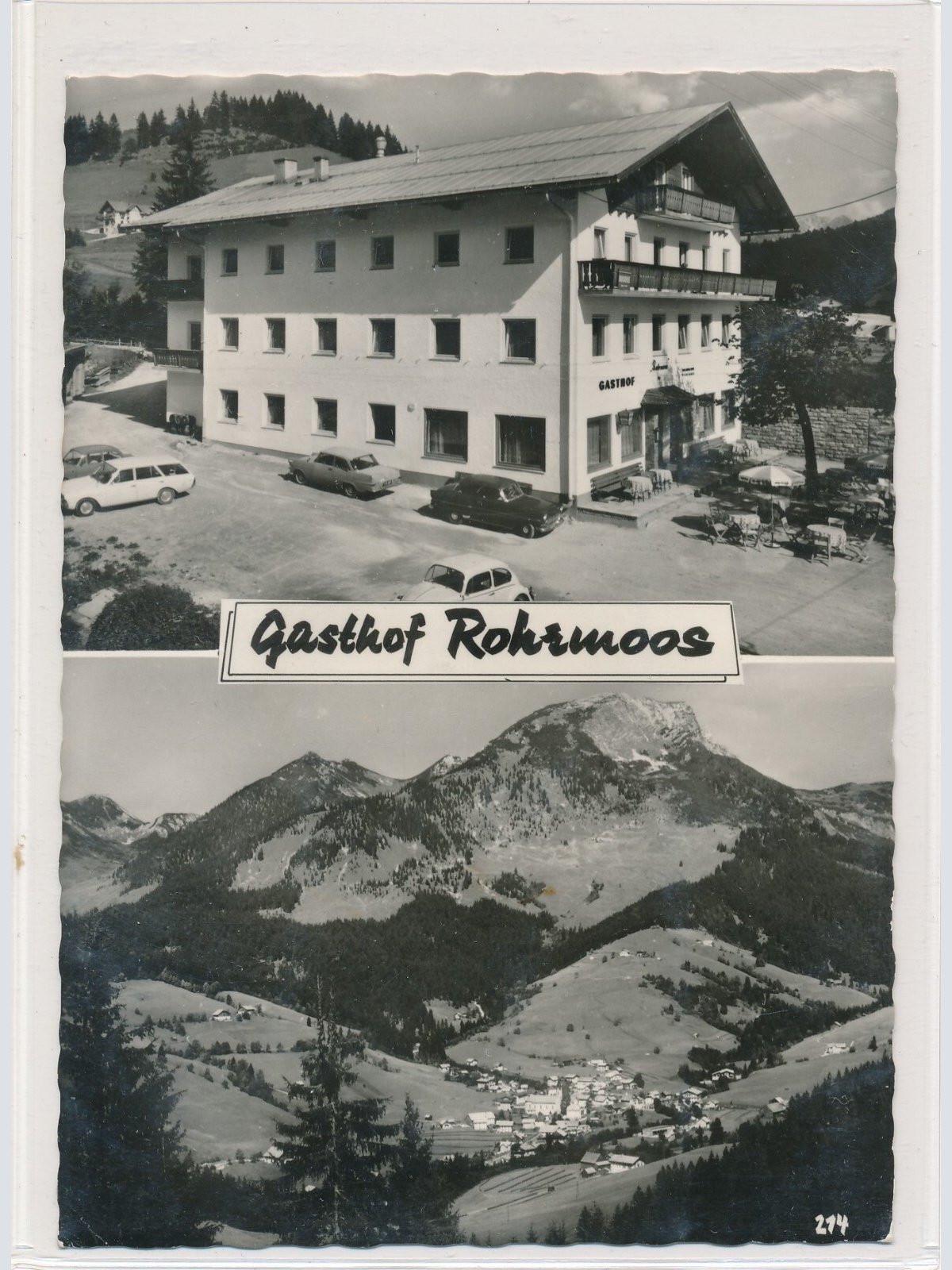 AK, Gasthof Rohrmoos, Rußbach am Paß Gschüt, Salzburg (S66)