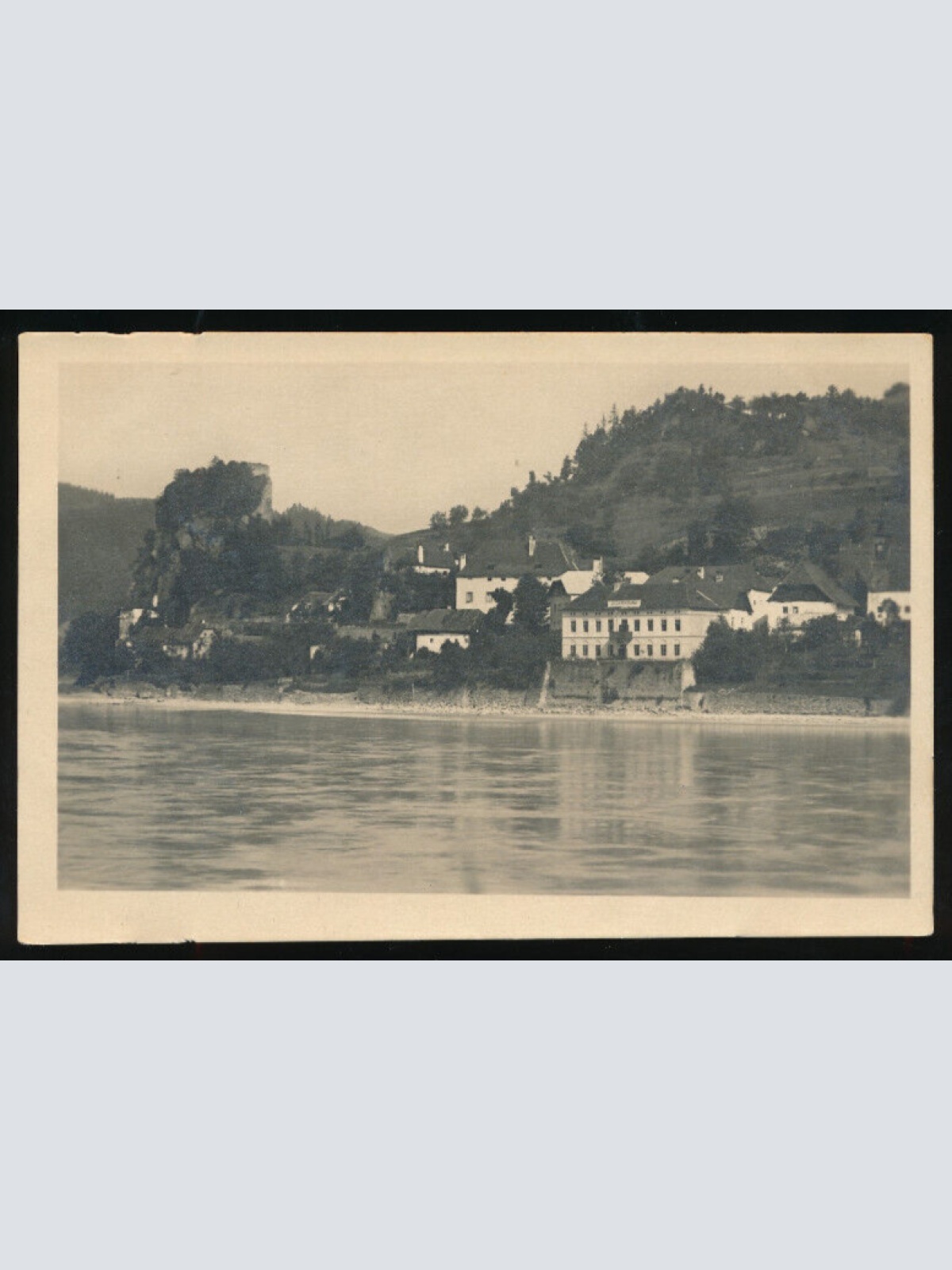 AK aus Strudengau mit Ruine Werfenstein Oberösterreich (1766)