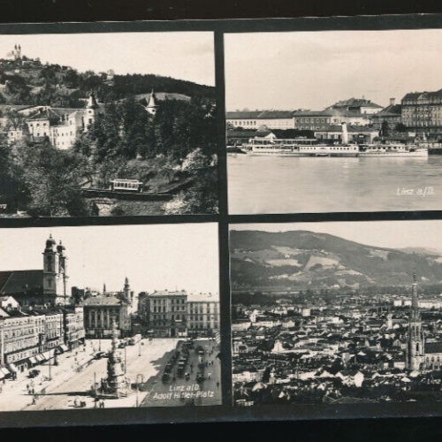AK aus Linz an der Donau Mehrbildkarte Oberösterreich (2378)