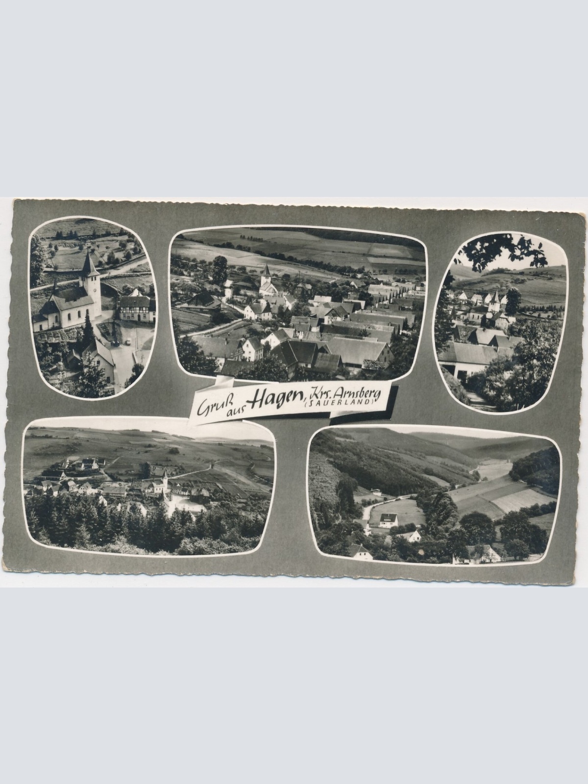 AK, Gruß aus Hagen, Krs. Arnsberg, Sauerland, Nordrhein-Westfalen (S88)