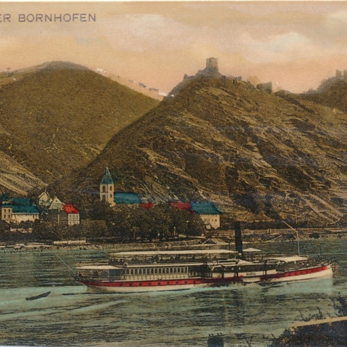 AK, Kloster Bornhofen, Kamp-Bornhofen,  Rheinland-Pfalz (S80)