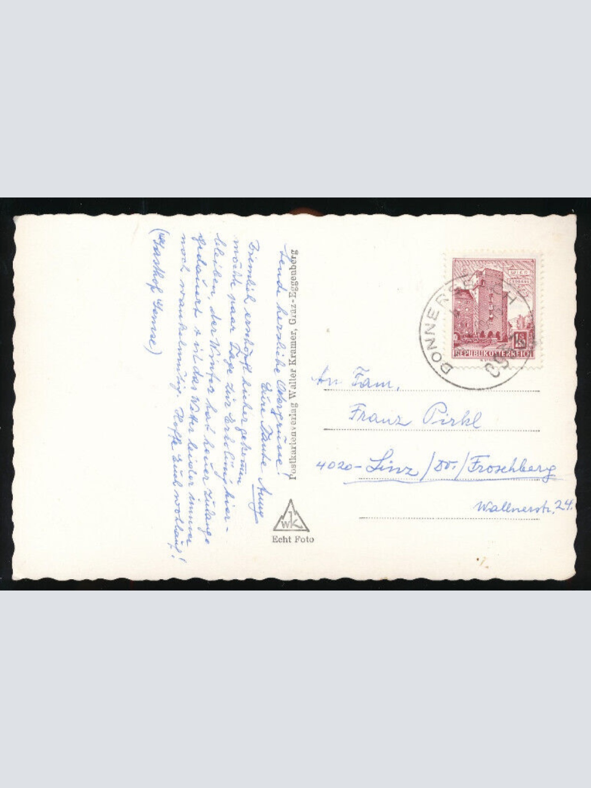 AK aus Donnersbachwald Steiermark (1811)