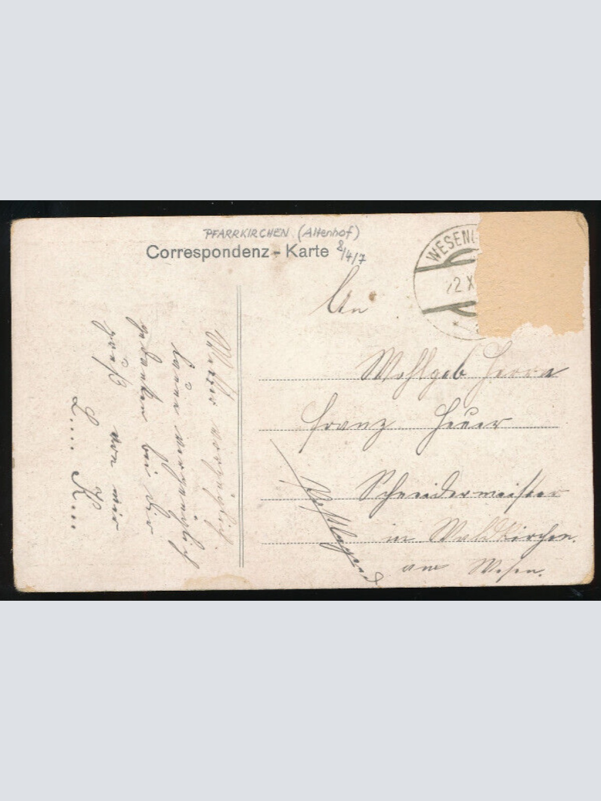 AK aus Altenhof im Mühlkreis Oberösterreich (2259)