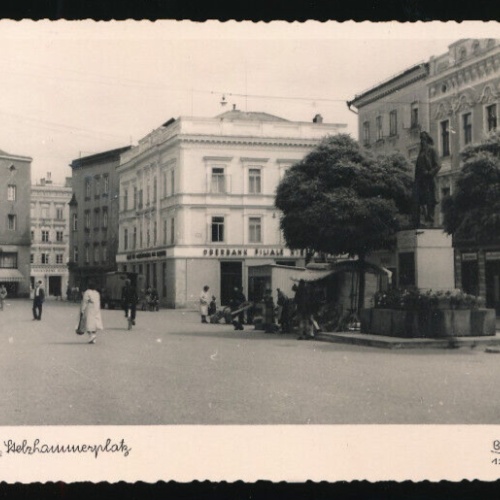 AK aus Ried mit Stelzhammerplatz Oberösterreich (1673)