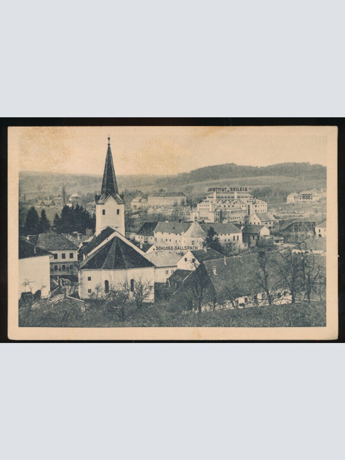 AK aus Gallspach mit Schloss Oberösterreich (1656)