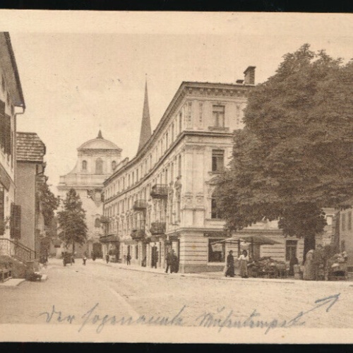 AK aus Bad Ischl Poststraße Oberösterreich (1644)