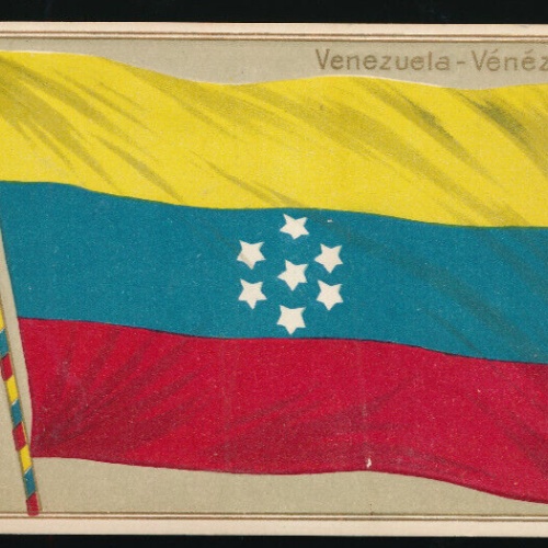 Prage-Karte Flaggen Flaggs Venezuela - Vénézuéla (1521)