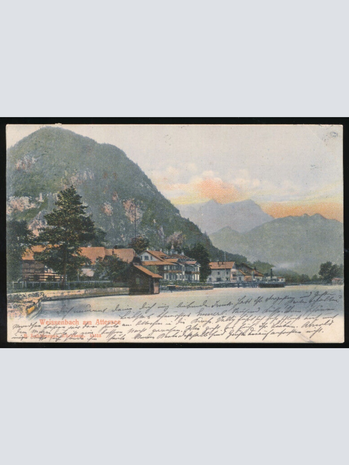 AK aus Weissenbach am Attersee Oberösterreich (2440)