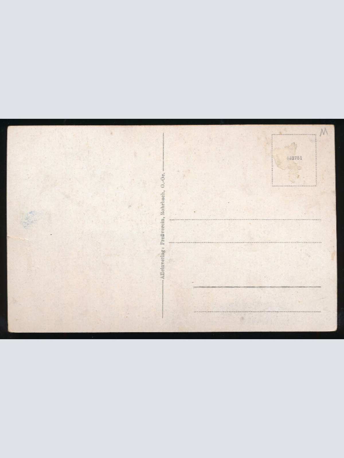 AK aus Alt-Rohrbach um ca 1812 - 1830 Oberösterreich (2436)